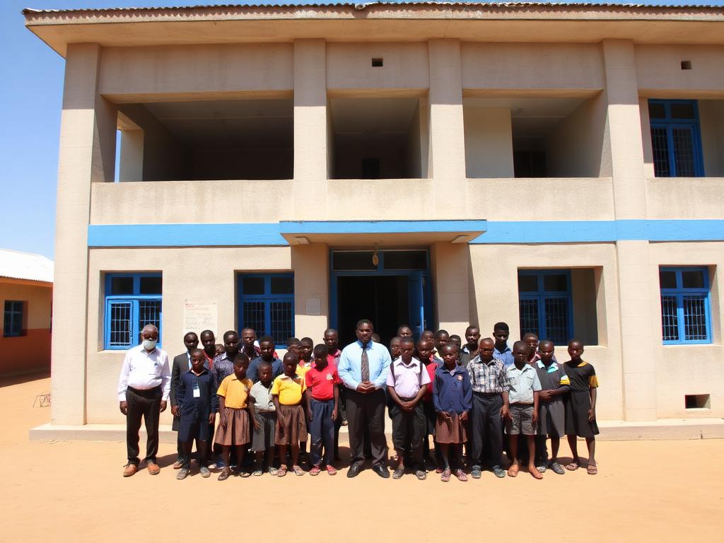 Inauguration d'une école à N'Djamena
